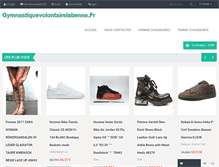 Tablet Screenshot of gymnastiquevolontairelabenne.fr